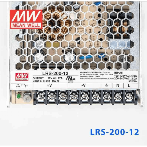 MW LRS-200-12 SMPS POWER SUPPLY