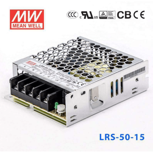 MW LRS-50-15 SMPS POWER SUPPLY