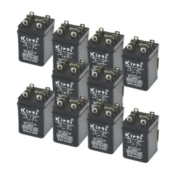 Kirti 24V 10A Double Contact (DC) Electromagnetic Relay – Pack of (10 Pcs)