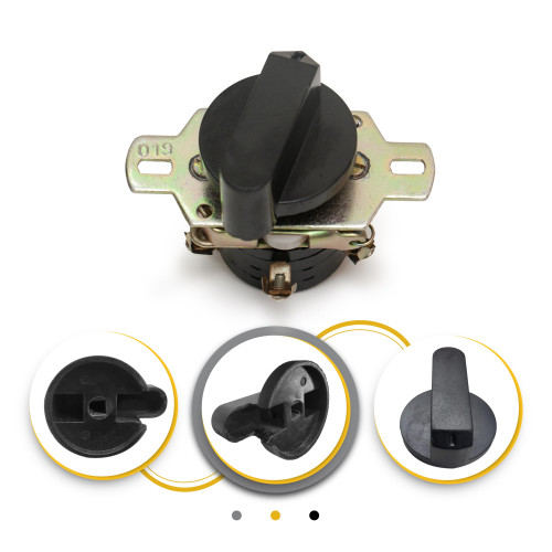 Rotary switch Kirti 1 Pole 4 Way 15A  for Stabilizer