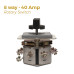 Rotary switch Kirti  1 Pole 8 Way 40 A for Stabilizer