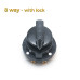 Rotary switch Kirti 1 Pole 8 Way 5A (Soft)  for Stabilizer