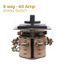 Rotary switch Satnam 1 Pole 8 Way 60A  for Stabilizer
