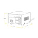Step Down 350W 220V to 100V Maxine Auto Wound Voltage Converter | For Japan Products in India