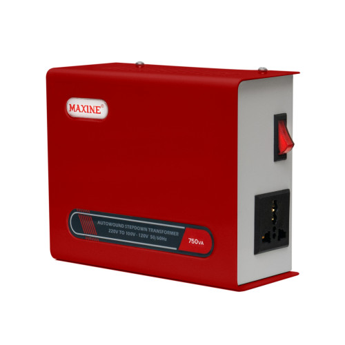 Step Down 750W 220V to 100V Maxine Toroidal Auto Wound Voltage Converter | For Japan Products in India