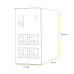 Step Down Auto wound 220 to 100v Maxine voltage converter for Japan product to be used in India 100% copper winding with Toroidal Technology with 4 output socket 3000w