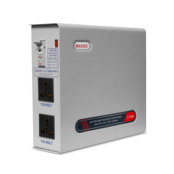 Step Down 1500W 220V to 110V Maxine Toroidal Auto Wound Voltage Converter with 2 Sockets | For US Products in India