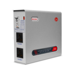 Step Down 1000w 220V to 110V Maxine Toroidal Auto Wound Voltage Converter | 100% Copper Winding | For US Products in India | 2 Sockets