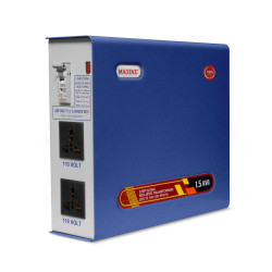 Step Down Isolation wound 1500 w 220 to 110v Maxine voltage converter for USA product to be used in India 100% copper winding with Toroidal Technology with 2 output socket