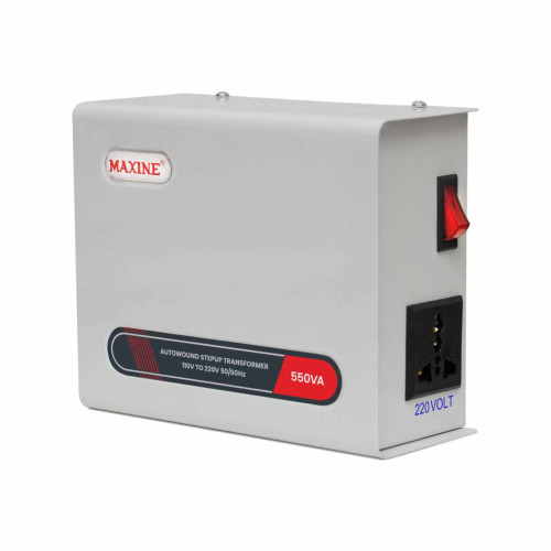 Step Up 110V to 220V Maxine Toroidal Auto Wound Voltage Converter 550W | For Indian Products in USA | Canada  | Japan